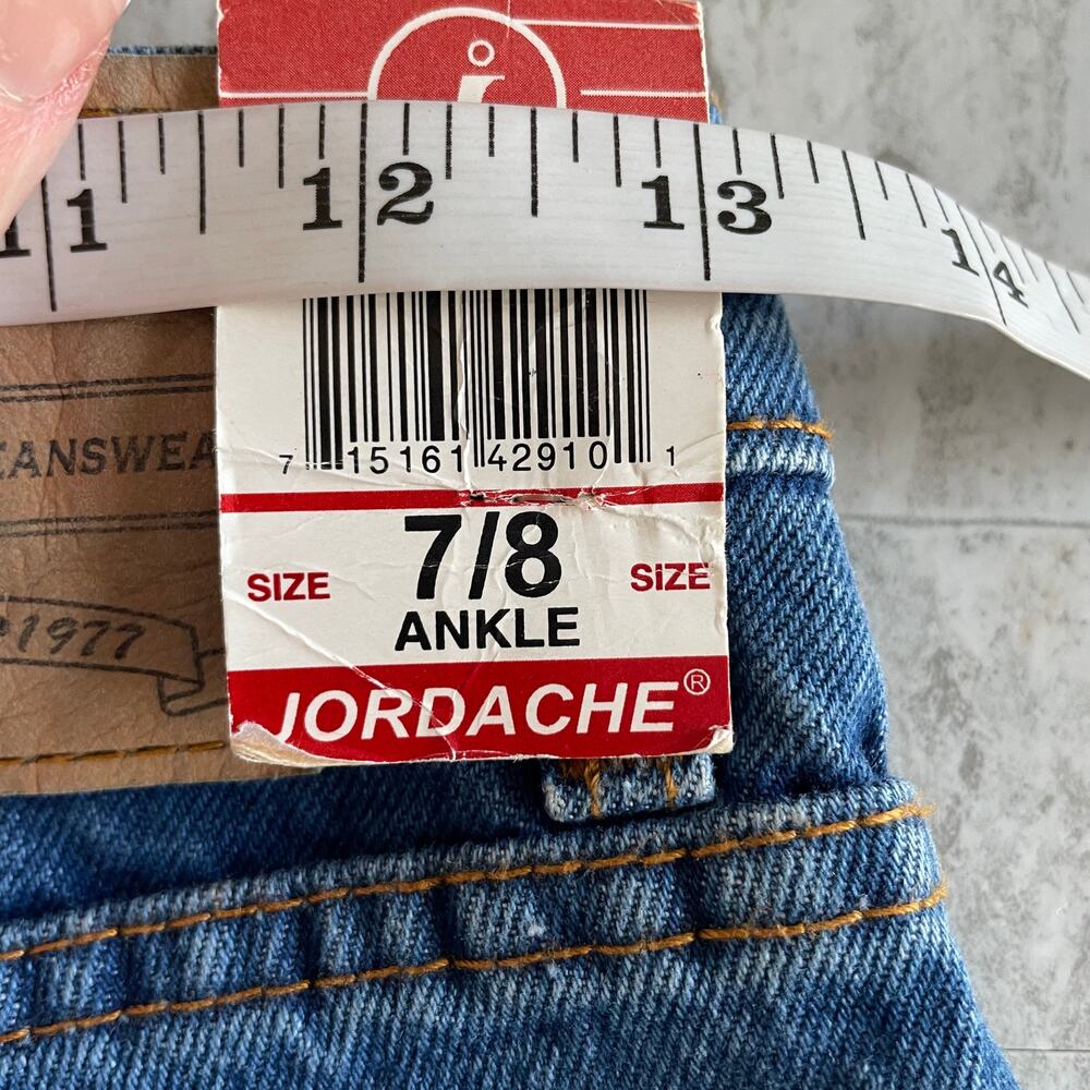 Vintage Jordache Jeans 7 8 Ankle 5 Pocket - Picture 8 of 10